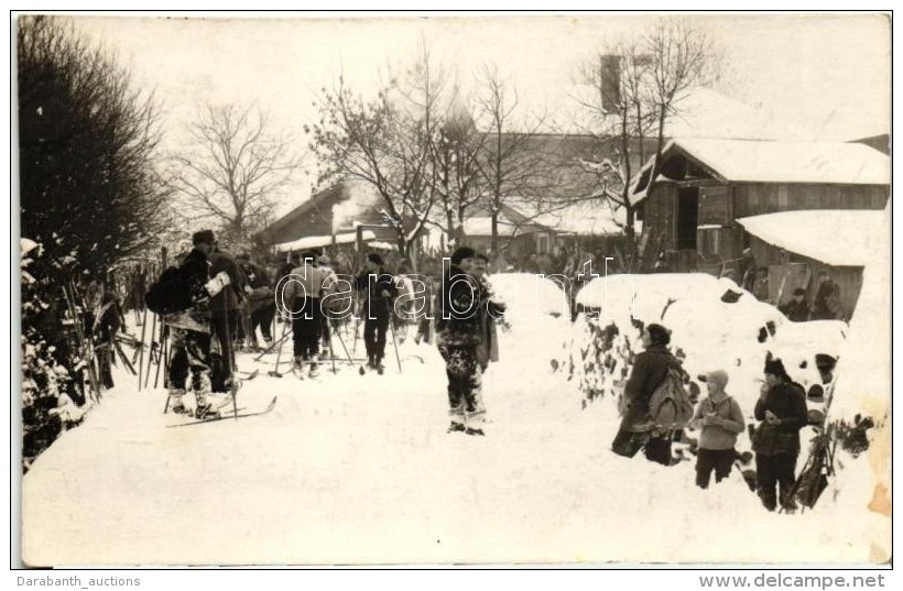 T2 1930 Troppberg, Indul&aacute;s A S&iacute;t&uacute;r&aacute;n / Ski Tour, Photo - Unclassified