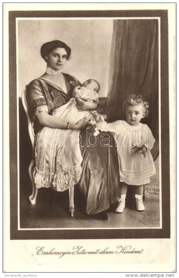 * T2 Erzherzogin Zita Mit Ihren Kindern / Zita With Her Children - Zonder Classificatie