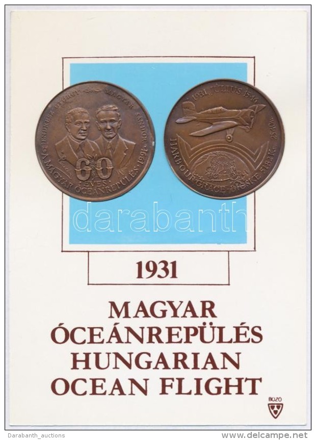 Boz&oacute; Gyula (1913-2004) 1991. '60 &eacute;ves A Magyar &oacute;ce&aacute;nrep&uuml;l&eacute;s Endresz... - Sin Clasificación