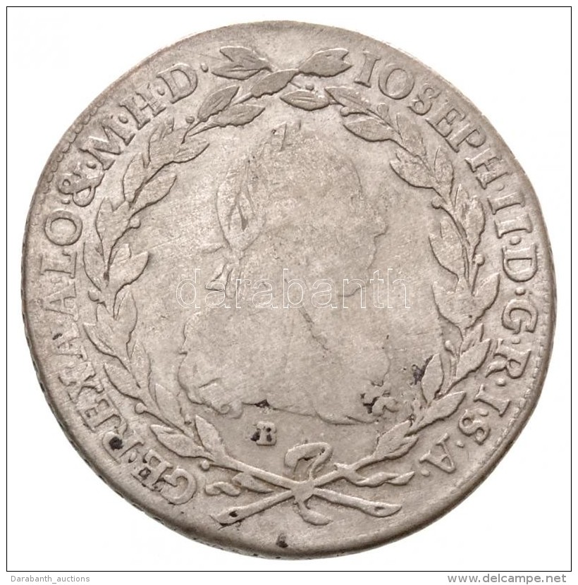 1779B/SK-PD 20kr Ag 'II. J&oacute;zsef' (6,45g) T:2-
Hungary 1779B/SK-PD 20 Kreuzer Ag 'Joseph II' (6,45g)... - Non Classificati