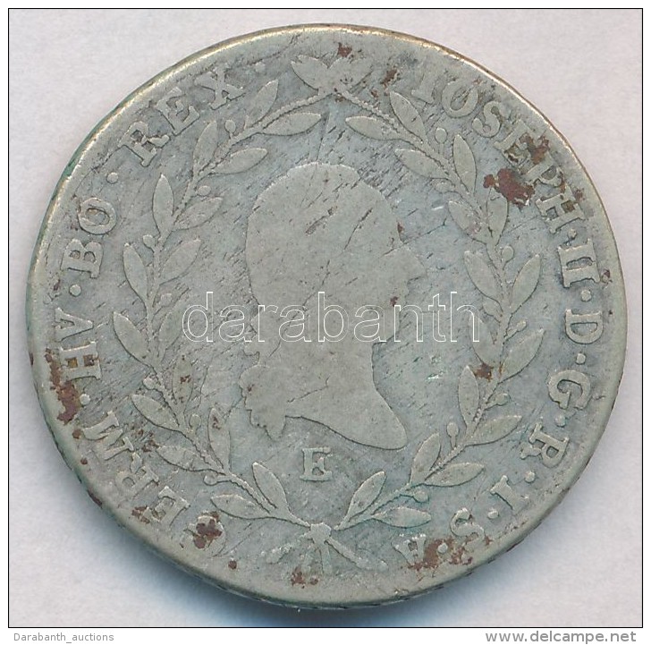 1785E 20kr Ag 'II. J&oacute;zsef' (6,22g) T:2-,3
Hungary 1785E 20 Kreuzer Ag 'Joseph II' (6,22g)... - Non Classificati