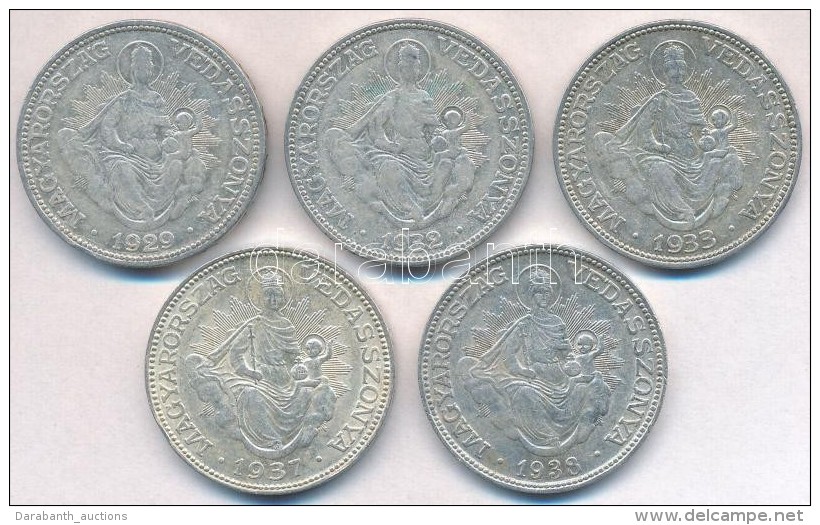 1929-1938. 2P Ag 'Madonna' (5xklf) T:2,2-,3
Adamo P7 - Non Classificati