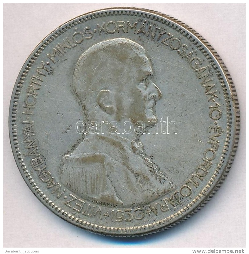 1930. 5P Ag 'Horthy Jobbra' T:3 Patina
Adamo P8 - Non Classificati