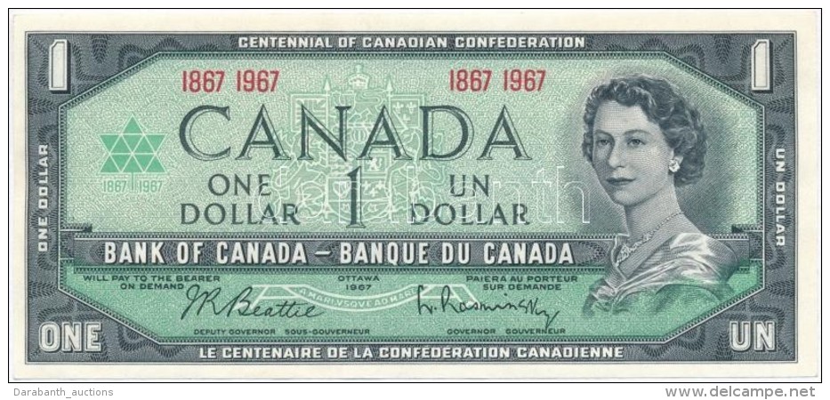 Kanada 1967. 1$ 'A Kanadai Konf&ouml;der&aacute;ci&oacute; Centen&aacute;riuma' Eml&eacute;kkiad&aacute;s... - Non Classés