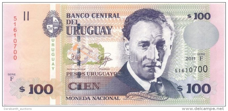 Uruguay 2011. 100P T:I
Uruguay 2001. 100 Pesos C:UNC - Non Classificati