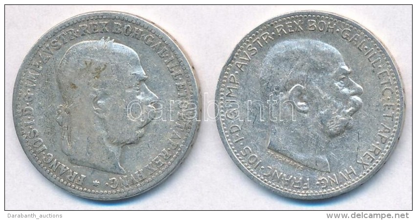 Ausztria 1893-1914. 1K Ag 'Ferenc J&oacute;zsef' (2x) T:2,2-,3
Austria 1893-1914. 1 Corona Ag 'Franz Joseph' (2x)... - Sin Clasificación