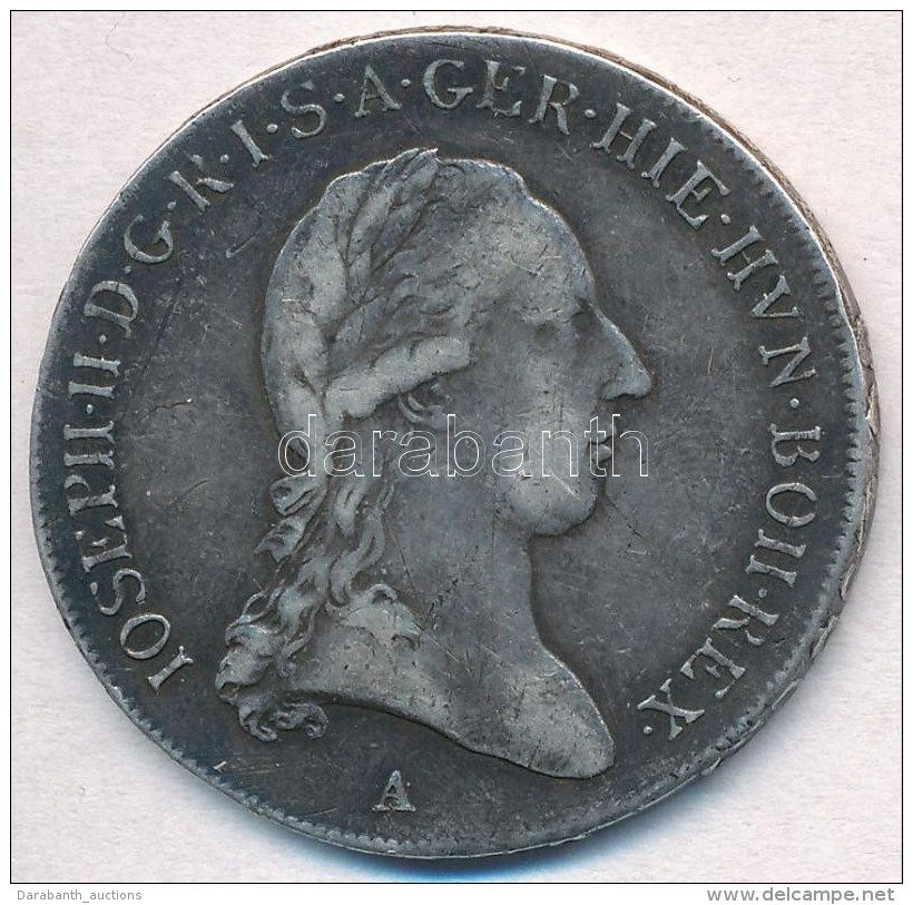 Osztr&aacute;k N&eacute;metalf&ouml;ld 1789A 1/2 Kronenthaler Ag 'II. Ferenc (14,63g) T:2- K.
Austrian Netherlands... - Zonder Classificatie