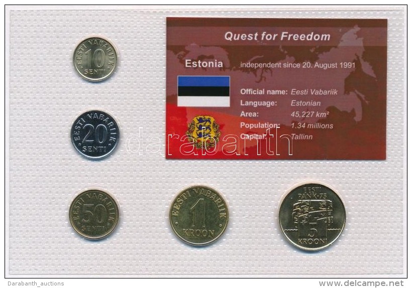 &Eacute;sztorsz&aacute;g 1992-2003. 10s-5K (5xklf) 'Quest For Freedom' Sorozat, Forgalmi Sor MÅ±anyag... - Non Classificati