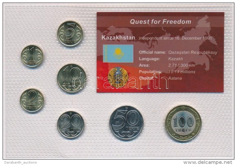 Kazahszt&aacute;n 2002-2005. 1T-100T (7xklf) 'Quest For Freedom' Sorozat, Forgalmi Sor MÅ±anyag... - Non Classificati