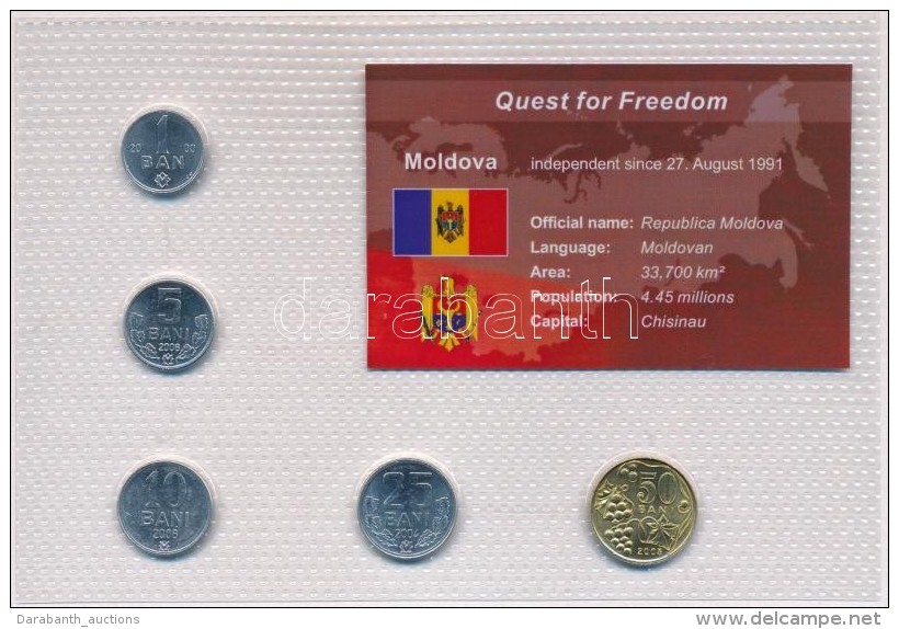 Moldova 2000-2006. 1b-50b (5xklf) 'Quest For Freedom' Sorozat, Forgalmi Sor MÅ±anyag... - Sin Clasificación