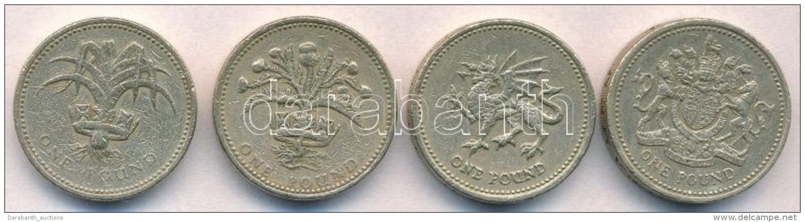 Nagy-Britannia 1989-2003. 1Å (4xklf) T:2,2-
Great Britain 1989-2003. 1 Pound (4xdiff) C:XF,VF - Sin Clasificación