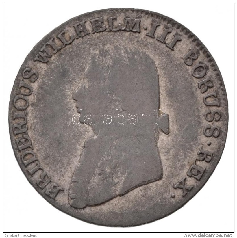 N&eacute;met &Aacute;llamok / Poroszorsz&aacute;g 1807A 4Gr Ag 'III. Frigyes Vilmos' (4,42g) T:2- 
German States /... - Sin Clasificación