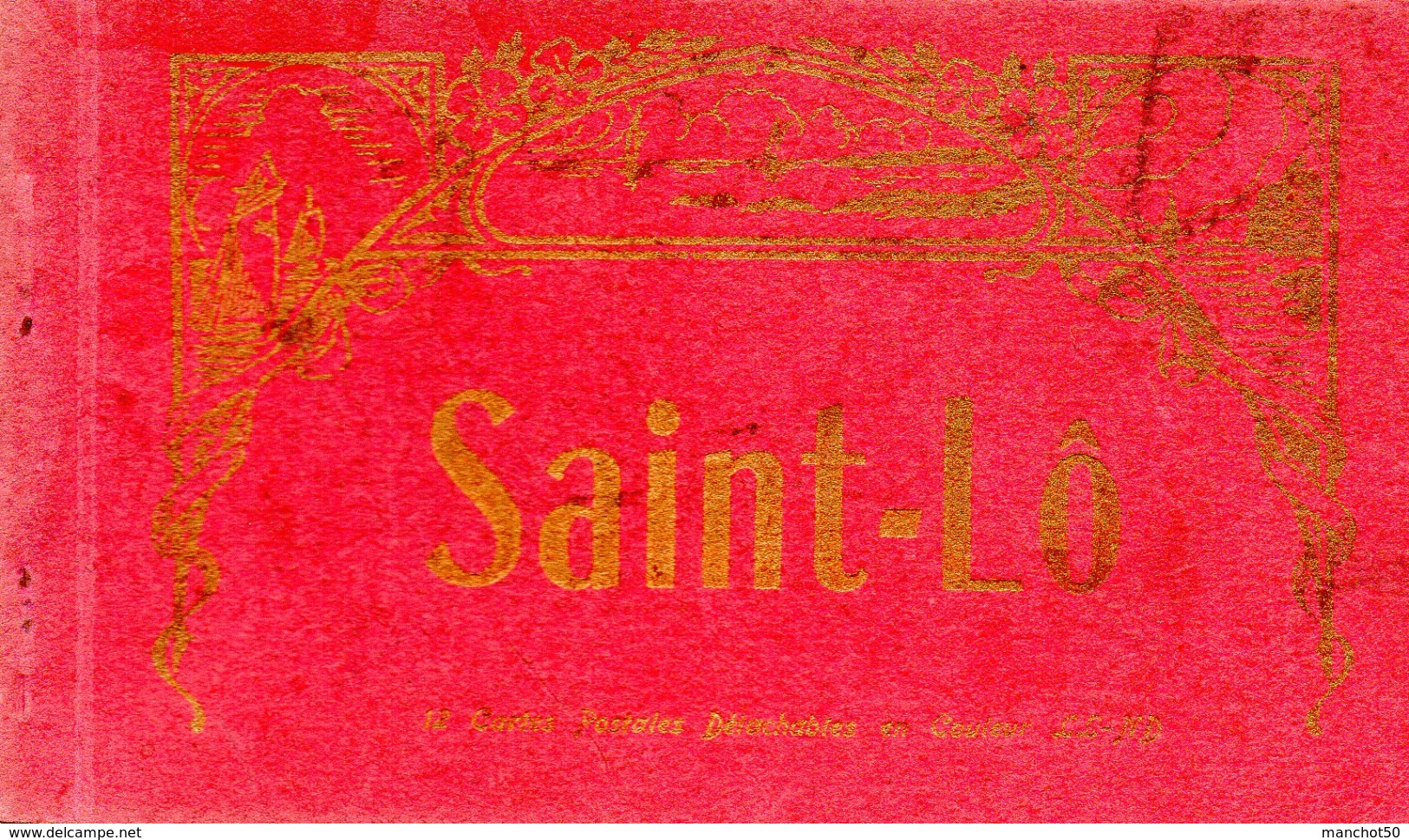 50-CARNET INCOMPLET DE 6 CPA DE SAINT-LO - Saint Lo