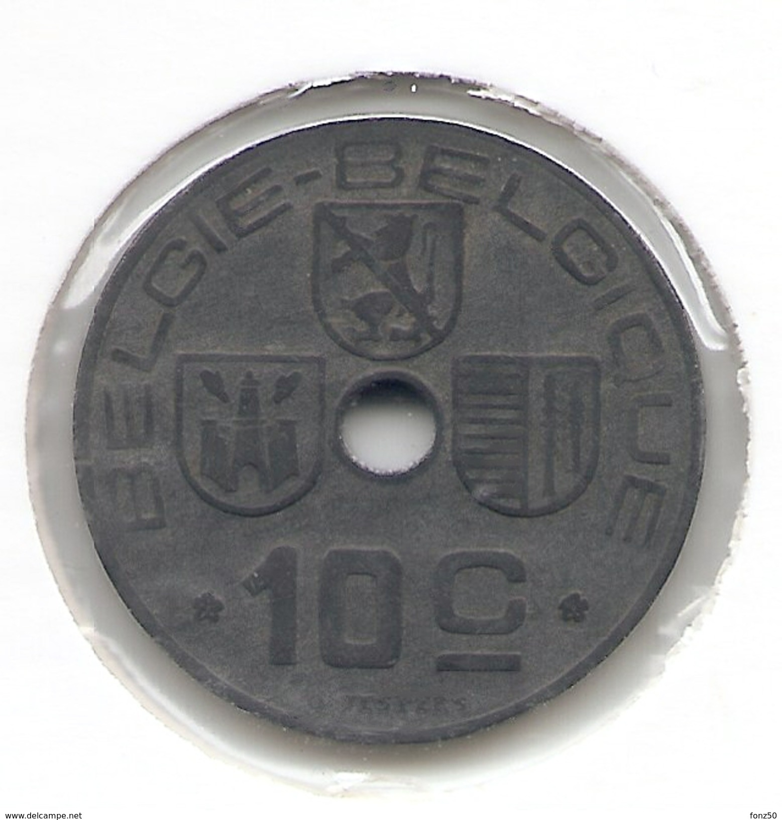 LEOPOLD III * 10 Cent 1944 Vlaams/frans * Prachtig / Nr 7745 - 10 Centimos