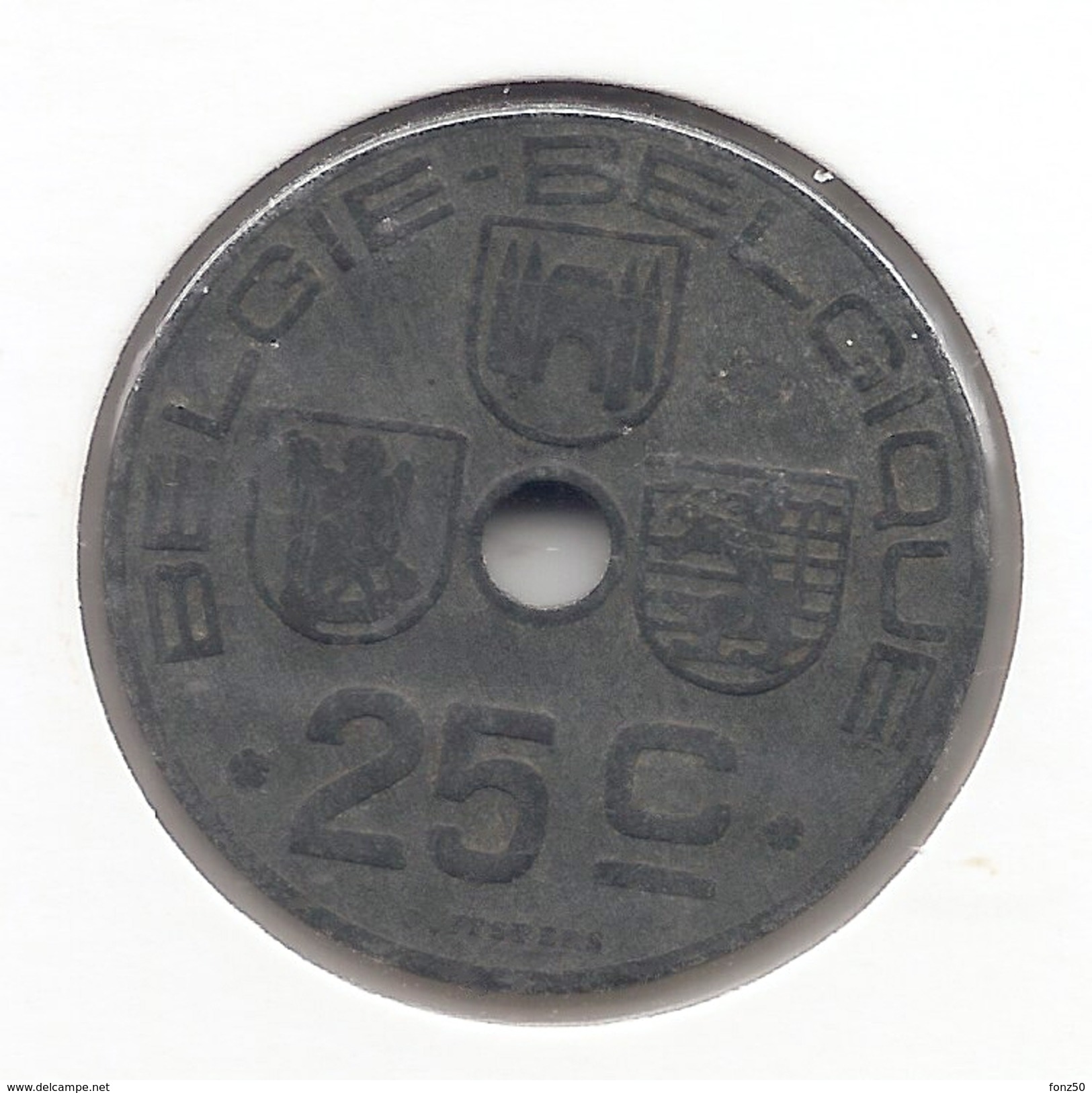 LEOPOLD III * 25 Cent 1943 Vlaams/frans * Z.Fraai/Prachtig * Nr 8211 - 25 Centimes