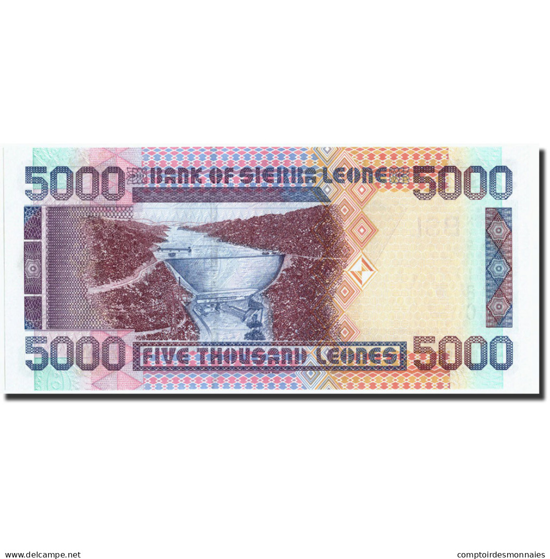 Billet, Sierra Leone, 5000 Leones, 2002, 2002-02-01, KM:27A, NEUF - Sierra Leone