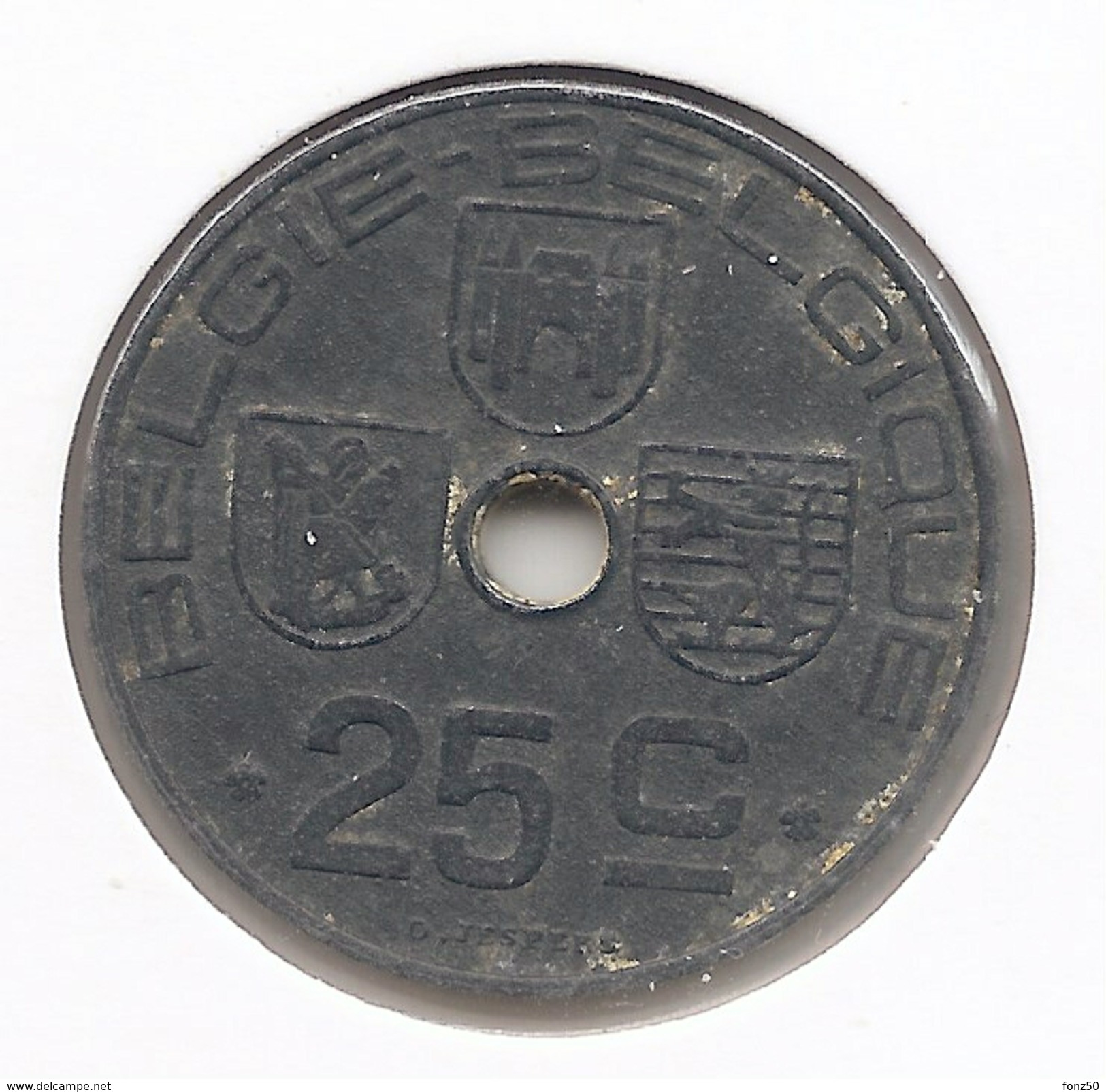 LEOPOLD III * 25 Cent 1945 Vlaams/frans * Z.Fraai/Prachtig * Nr 7738 - 25 Centimes