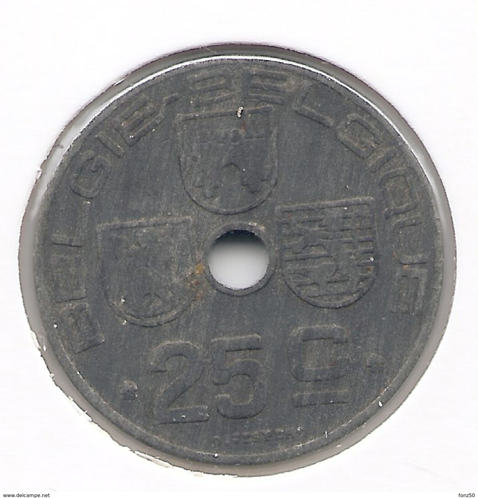 LEOPOLD III * 25 Cent 1945 Vlaams/frans * Prachtig * Nr 7302 - 25 Centimes