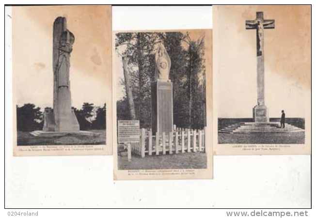 Guerre 1914 1918 Lots De 15 Cartes Sur Les Monuments Commémoratif   -  Achat Immédiat - Guerre 1914-18