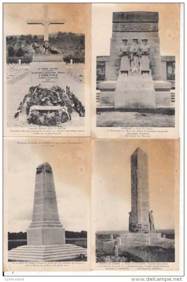 Guerre 1914 1918 Lots De 15 Cartes Sur Les Monuments Commémoratif   -  Achat Immédiat - Guerre 1914-18