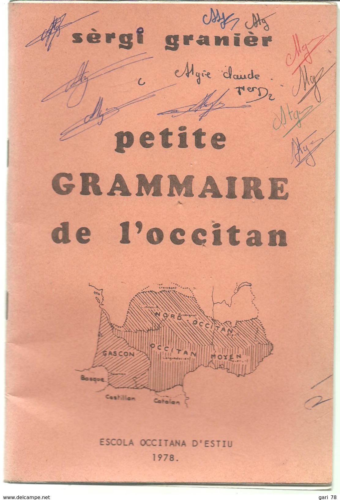 Sergi GRANIER Petite Grammaire De L'occitan - Vita Quotidiana