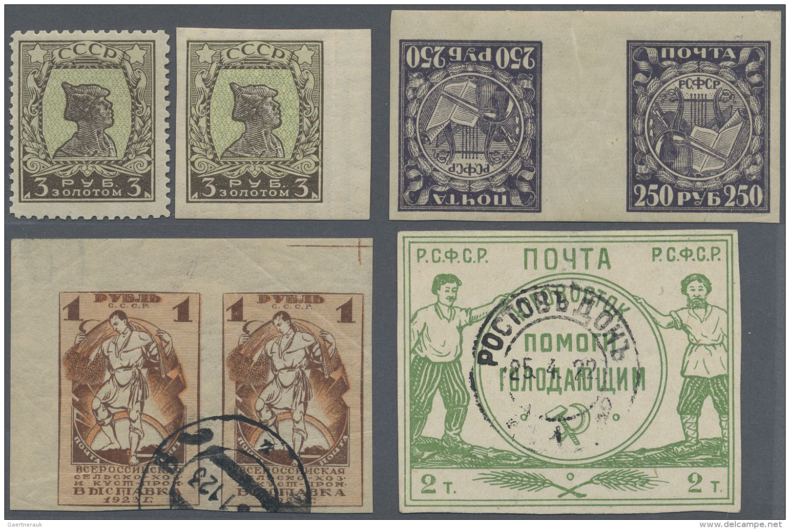 Russland: 1875-1970, Collection In Large Abum With Multiples From Classics To Modern, Specialized In Different Perforati - Gebraucht