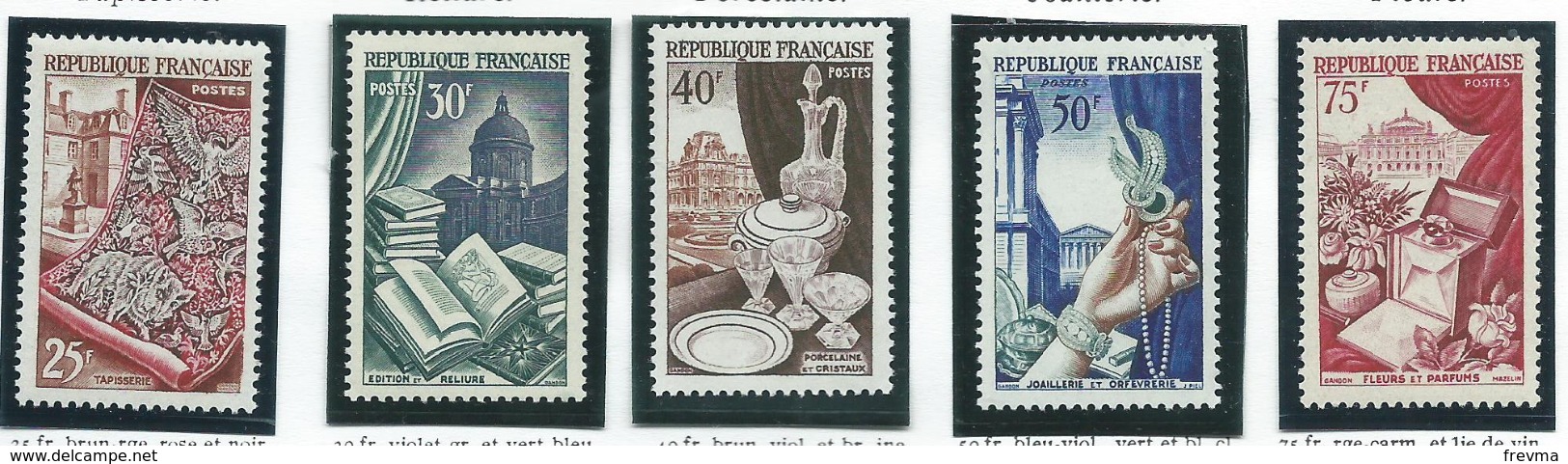 Timbre France Neuf ** N° 970-74 - Neufs