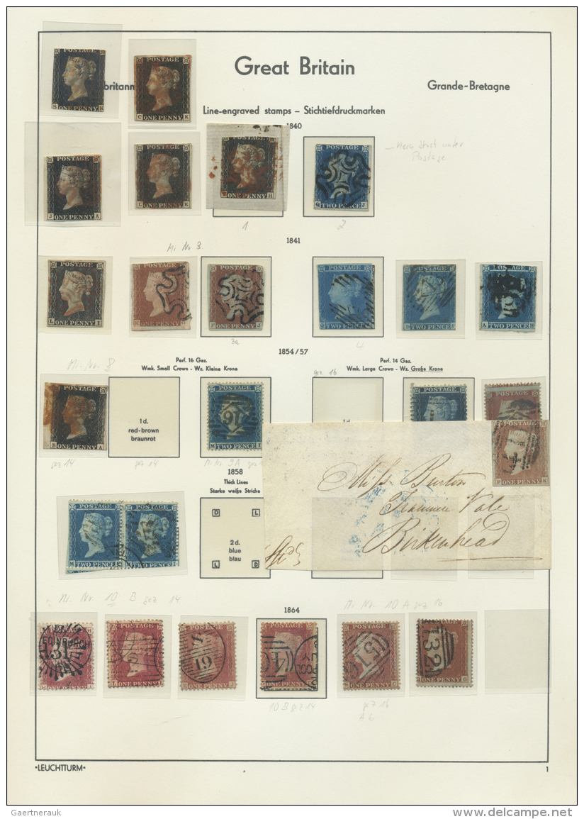 Gro&szlig;britannien: 1840/1968, Mainly Used Collection In A Lighthouse Album, Varied Condition, Showing A Very Strong A - Gebraucht