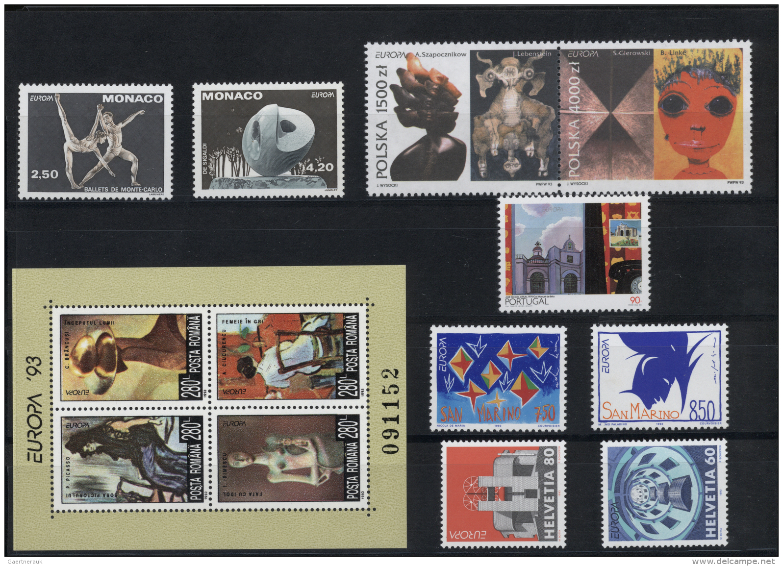 Europa-Union (CEPT): 1956/1999, In Den Hauptnummern Komplette Postfrische Sammlung Der Gemeinschaftsausgaben In Tadellos - Autres - Europe