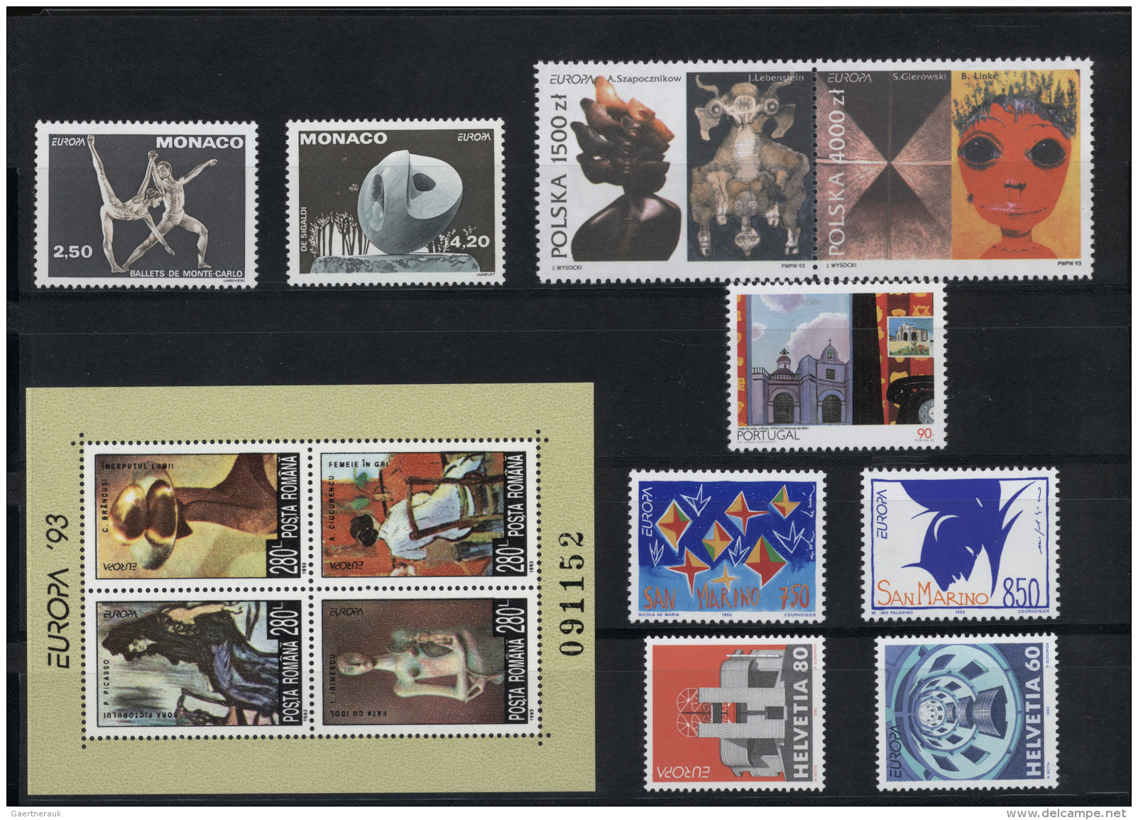 Europa-Union (CEPT): 1956/1999, In Den Hauptnummern Komplette Postfrische Sammlung Der Gemeinschaftsausgaben In Tadellos - Sonstige - Europa