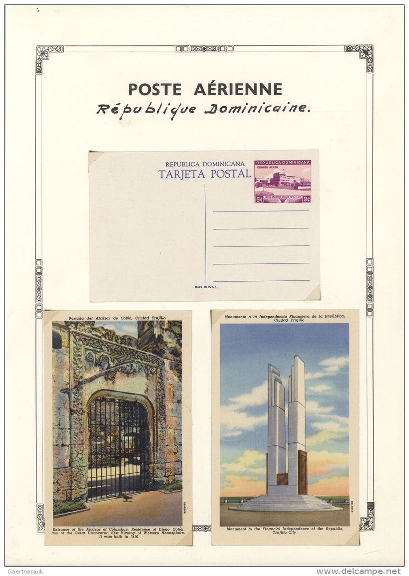 Amerika: 1935/1958 Ca., AIR LETTERS And AIRMAIL STATIONERIES, Comprehensive Collection With Ca.90 Air Letters And Airmai - America (Other)