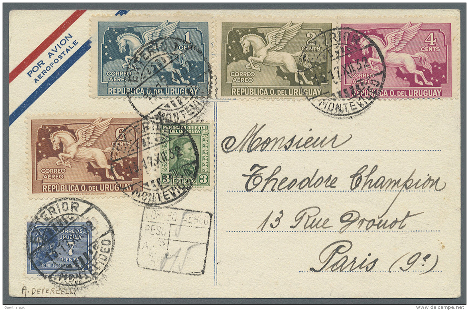 Amerika: Ca. 1860/1935, Interesting Lot Of 14 Covers From Different Countries (USA, Mexico, Uruguay, Etc.), Incl. Air Ma - Sonstige - Amerika