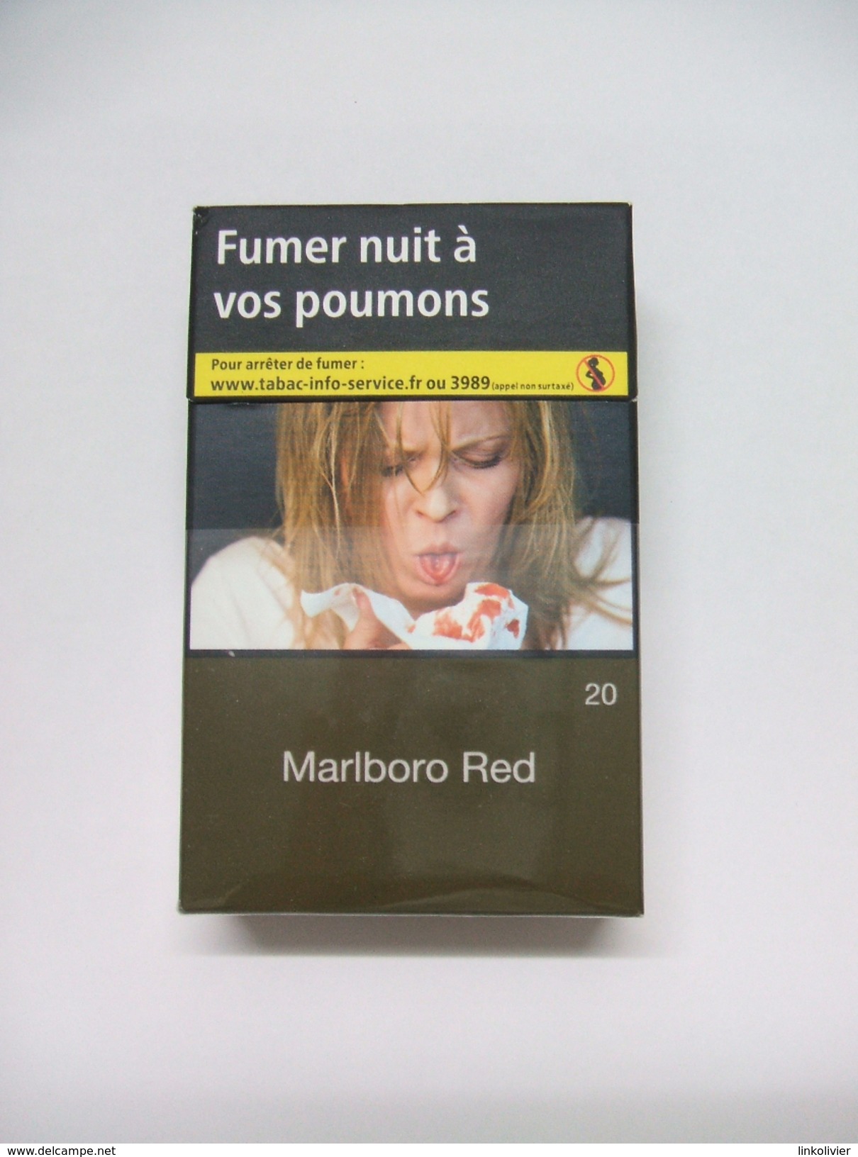 BOÎTE MARLBORO RED, étui à CIGARETTES Vide En Carton - Empty Cigarettes Boxes