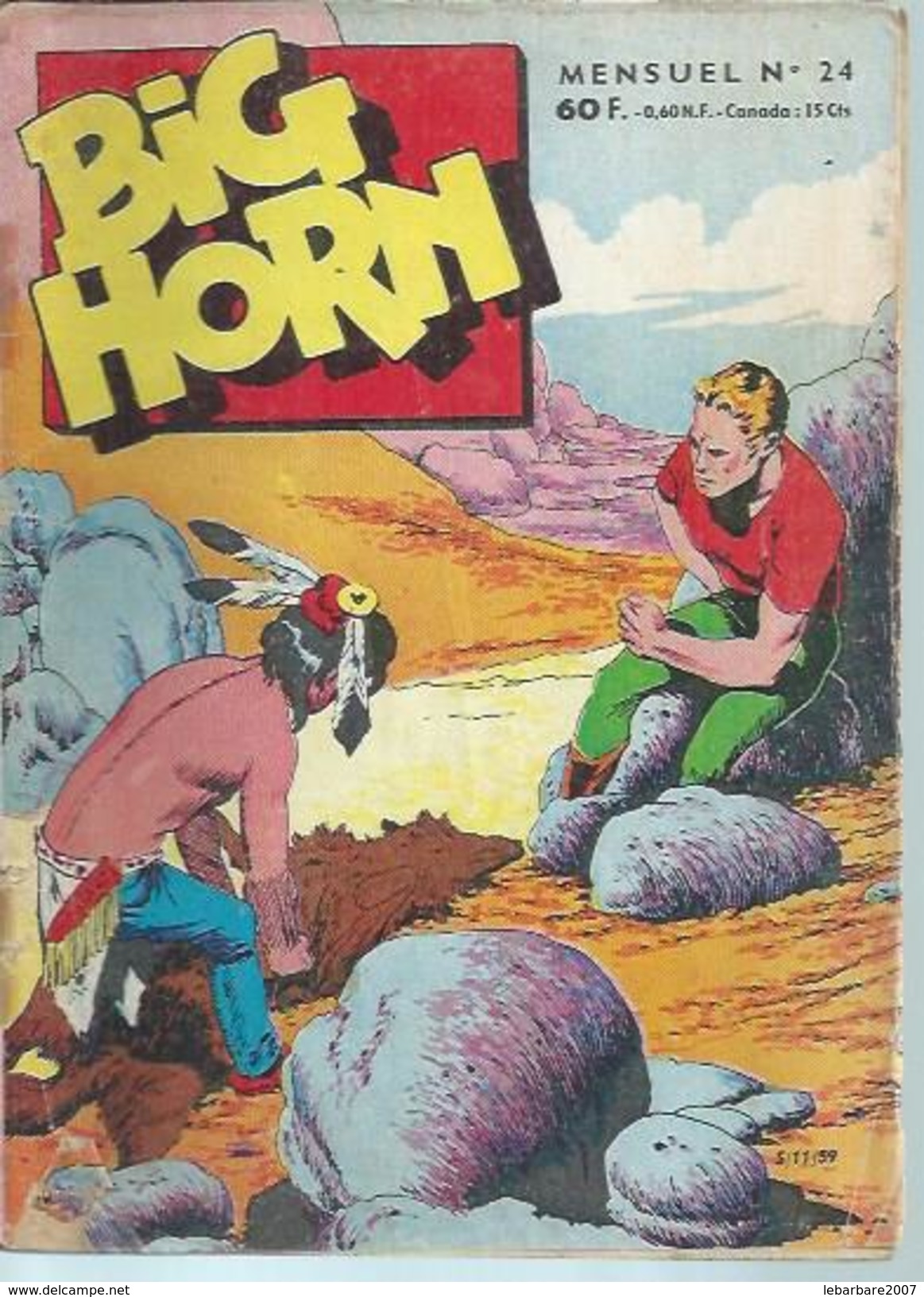 BIG HORN   N° 24  -  SER  1959 - Petit Format