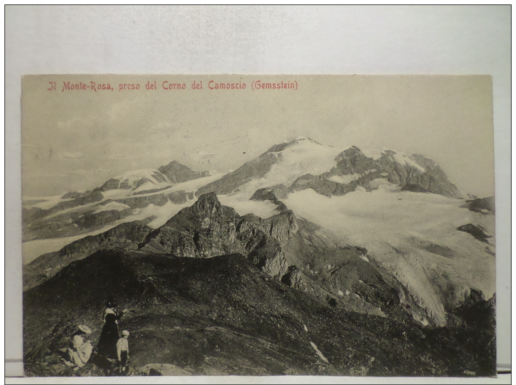 FBi,COLL.CARTOLINA POSTALE,POSTCARD,EUROPA,ITALIA,PIEMONTE,MONTE ROSA,ETICHETTA,AFFRANC.ISOLATO,ANIMATA,PANORAMICA - Verbania