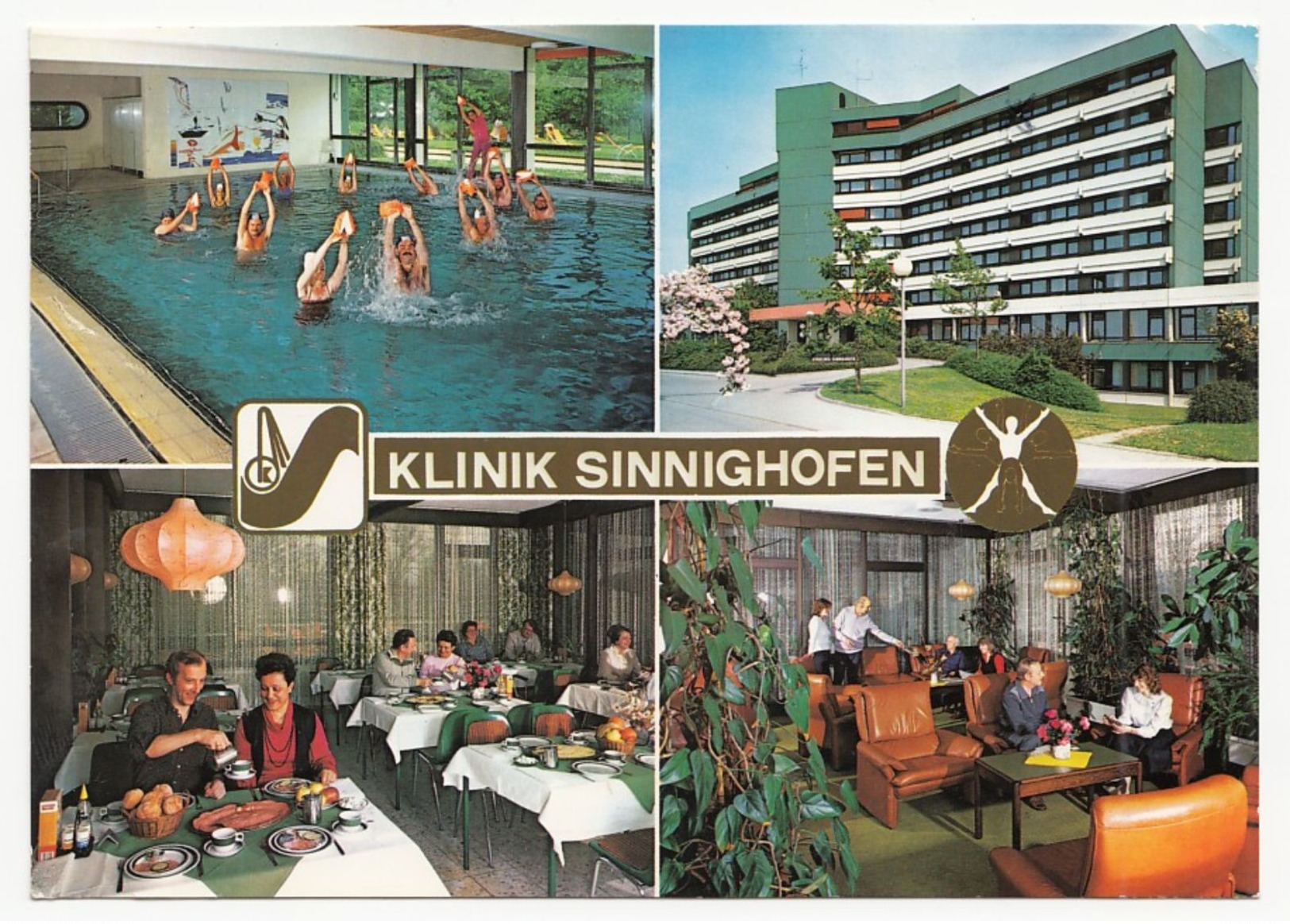Bad Krozingen - Klinik Sinnighofen - 4 Ansichten - Gelaufen 1986 - Bad Krozingen