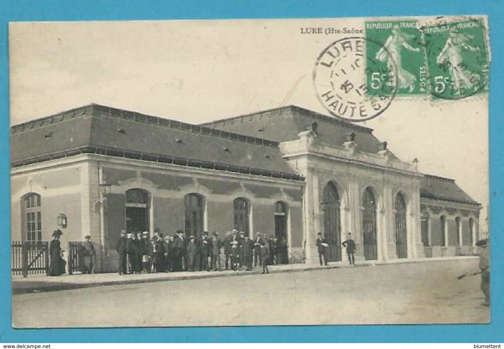 CPA Chemin De Fer La Gare LURE 70 - Lure