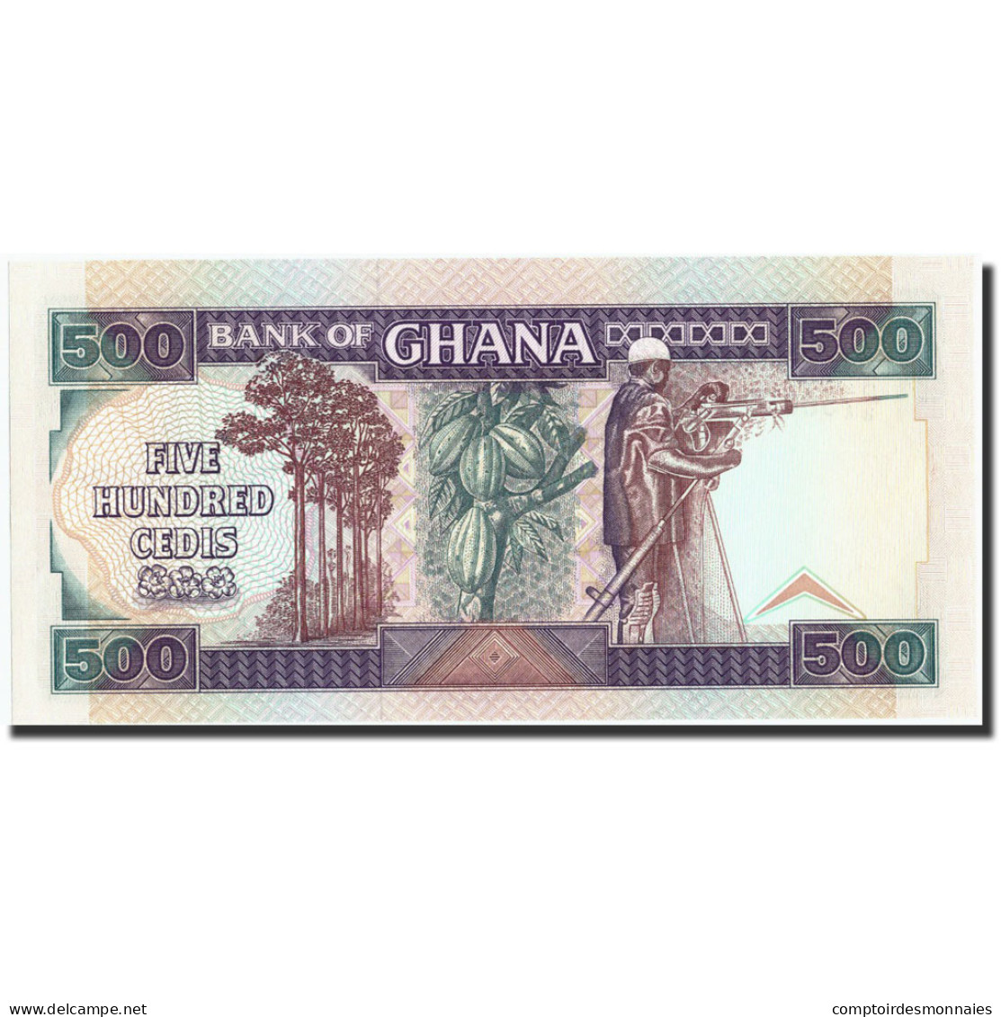 Billet, Ghana, 500 Cedis, 1994, 1994-06-22, KM:28c, NEUF - Ghana