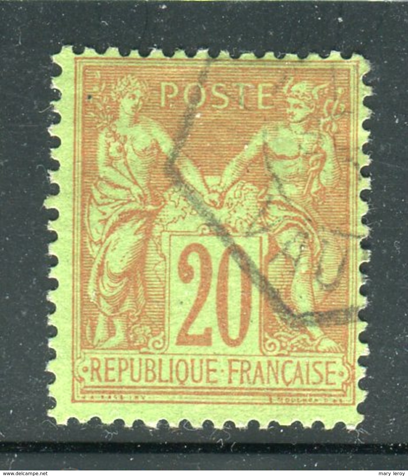 Superbe N° 96 - Cachet Temporaire Du Vaucluse - 1876-1898 Sage (Type II)