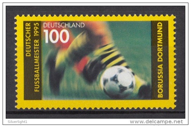 Germany BRD 1995 / MiNr. 1833 ** MNH / Deutscher Fussballmeister Borussia Dortmund (BVB 09) - Ungebraucht