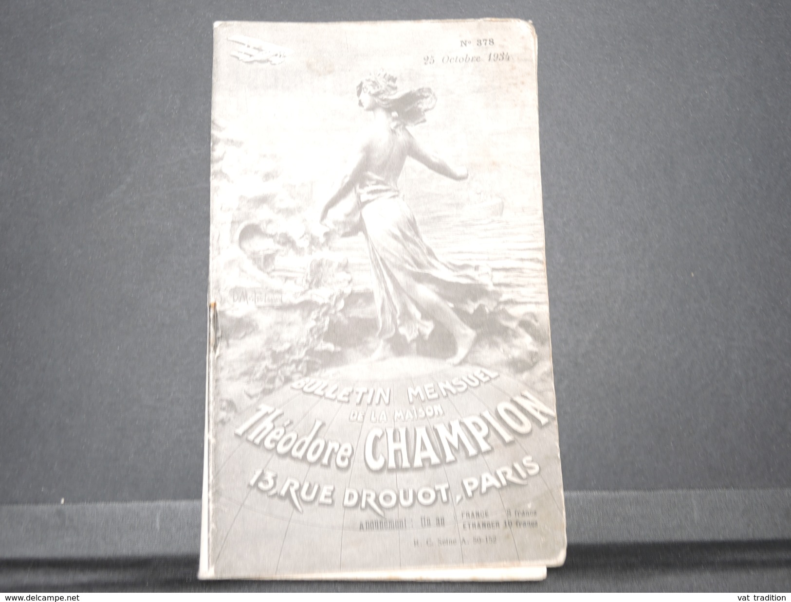 FRANCE - Bulletin Mensuel De La Maison Champion En 1934 - L 7977 - Catálogos De Casas De Ventas