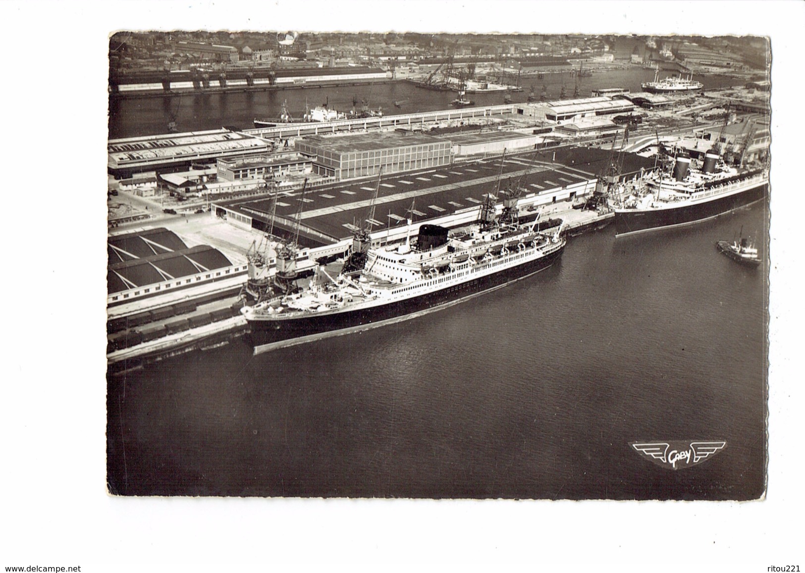 Cpm - 76 - LE HAVRE - Bateau FLANDRE / AMERICA Gare Maritime - Port