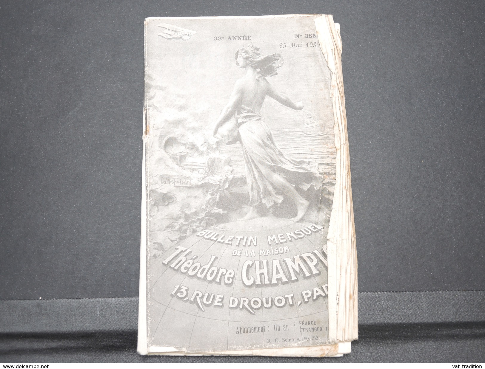 FRANCE - Bulletin Mensuel De La Maison Champion En 1935 - L 7981 - Auktionskataloge