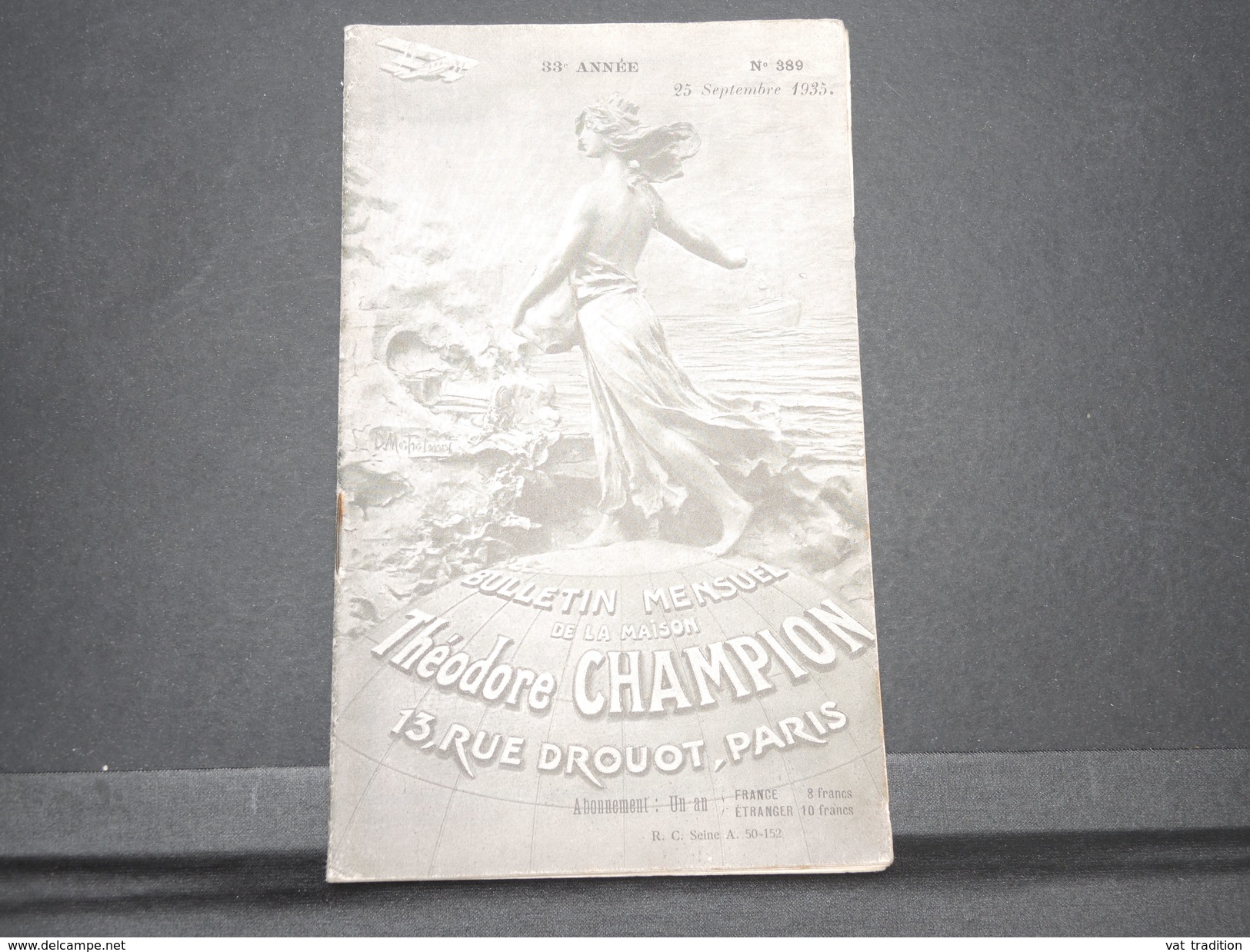FRANCE - Bulletin Mensuel De La Maison Champion En 1935 - L 7984 - Auktionskataloge
