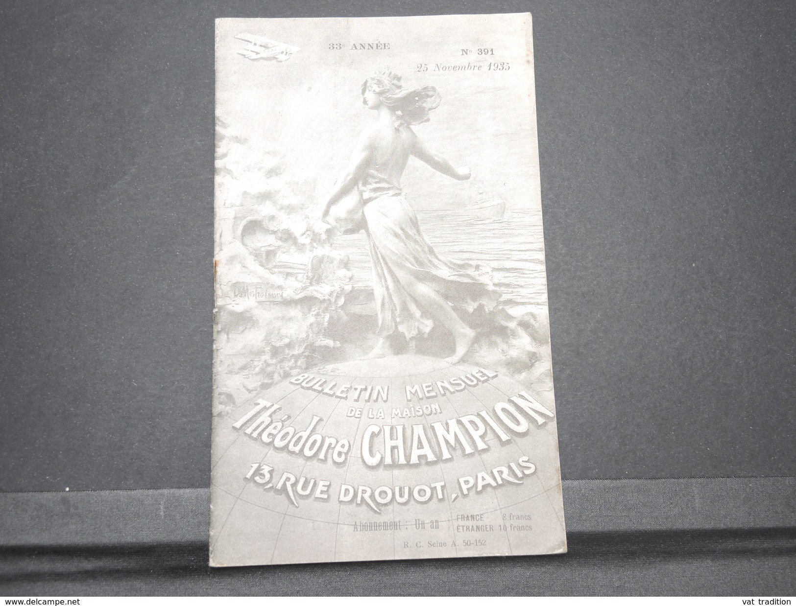 FRANCE - Bulletin Mensuel De La Maison Champion En 1935 - L 7986 - Auktionskataloge