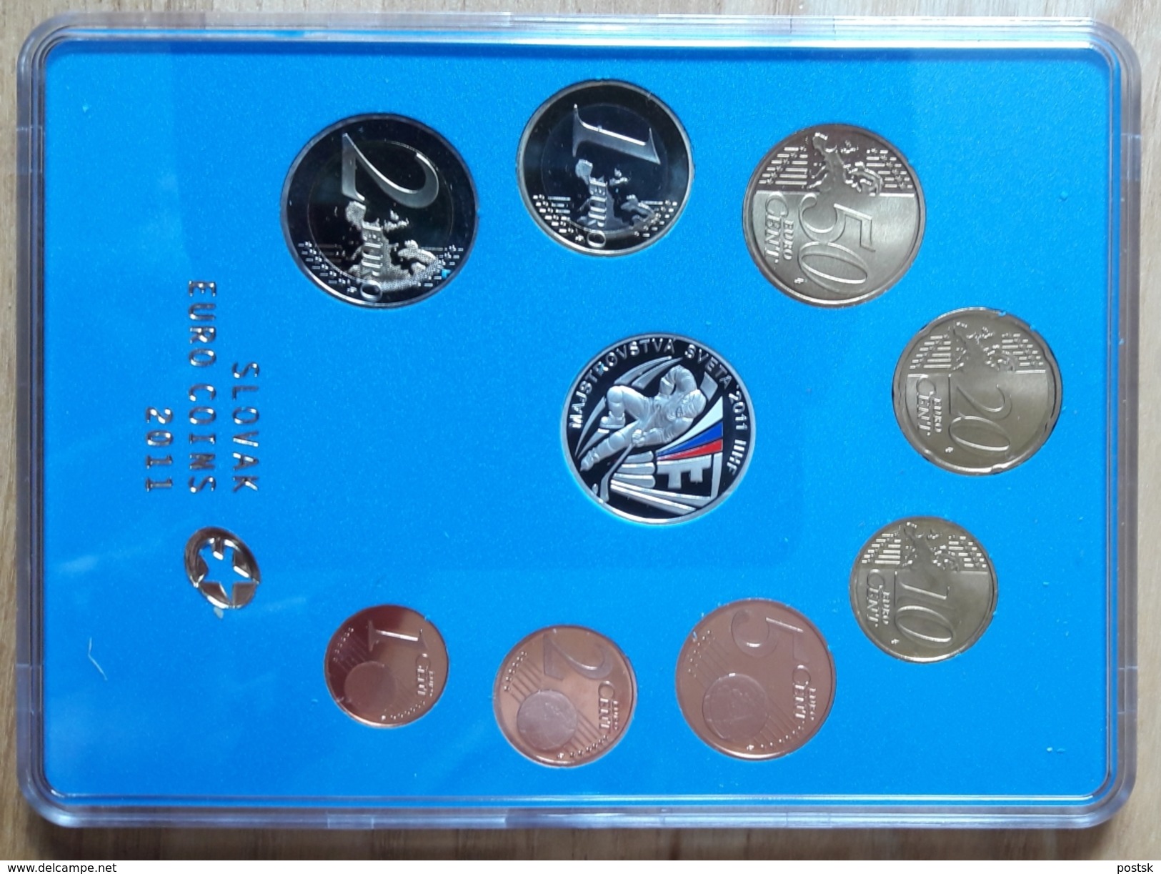 2011 Slovakia Euro Coins IIHF World Championship PROOF - Slovaquie