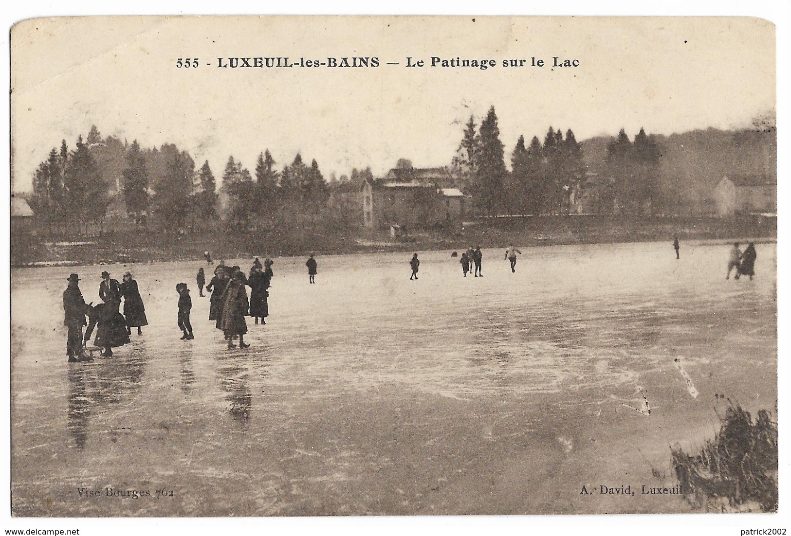 555. Luxeuil Les Bains - Le Patinage Sur Le Lac - Autres & Non Classés