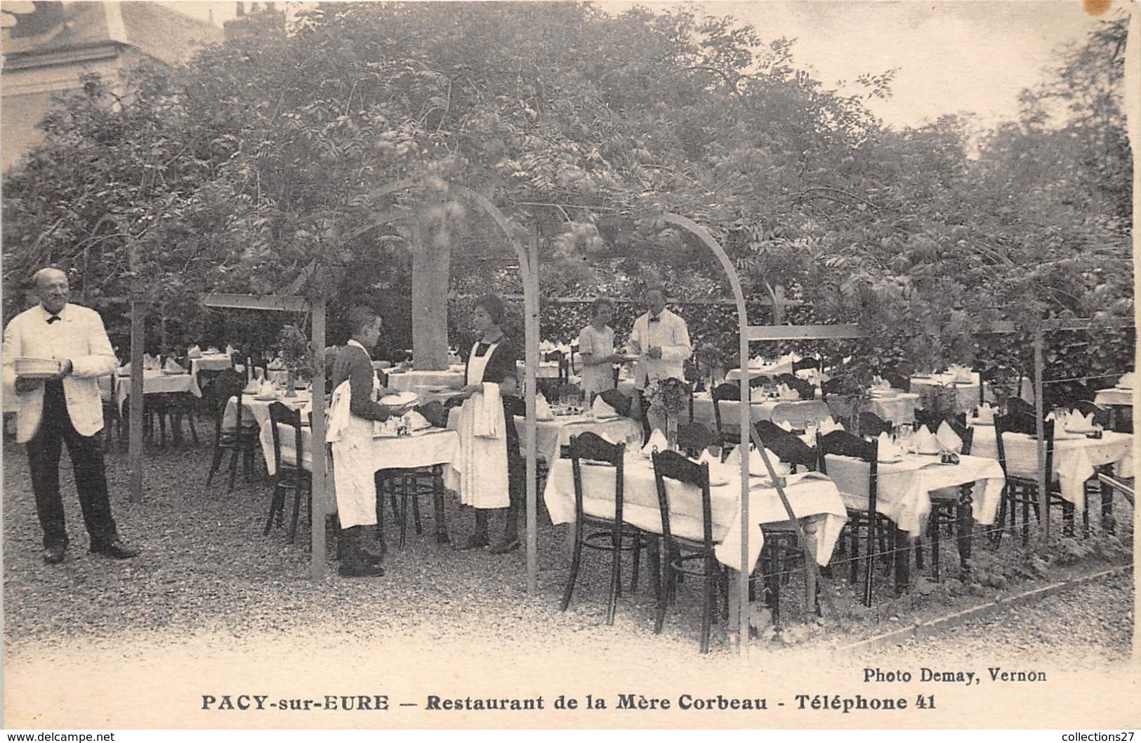 27-PACY-SUR-EURE- RESTAURANT DE LA MERE CORBEAU - Pacy-sur-Eure