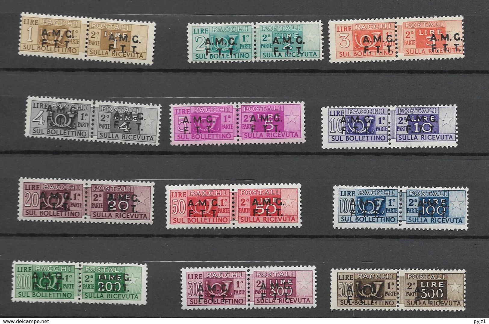 1947 MNH Triest, Pacchi Postali Postfris** - Postal And Consigned Parcels