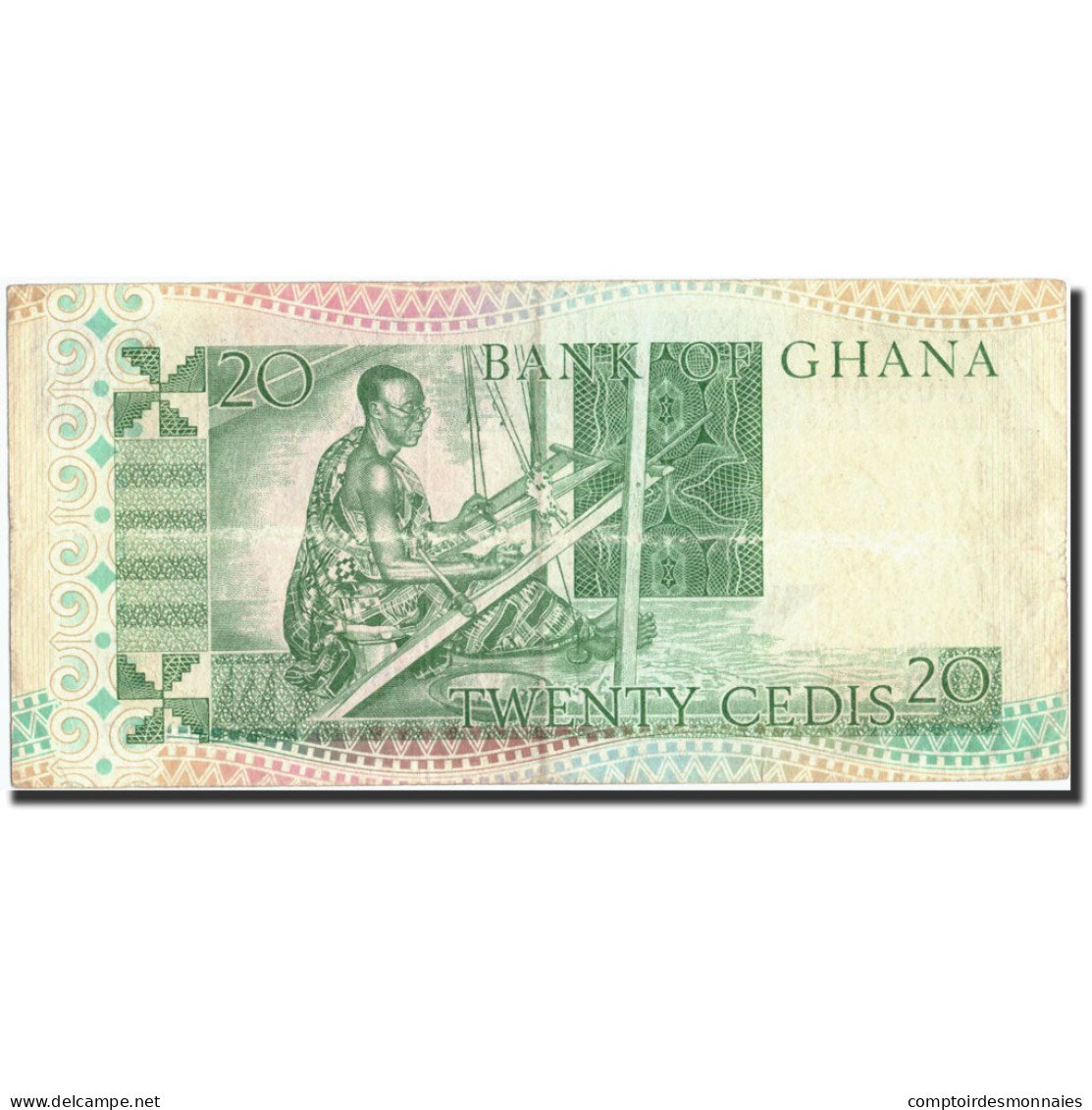 Billet, Ghana, 20 Cedis, 1980, 1980-07-02, KM:21b, SUP - Ghana